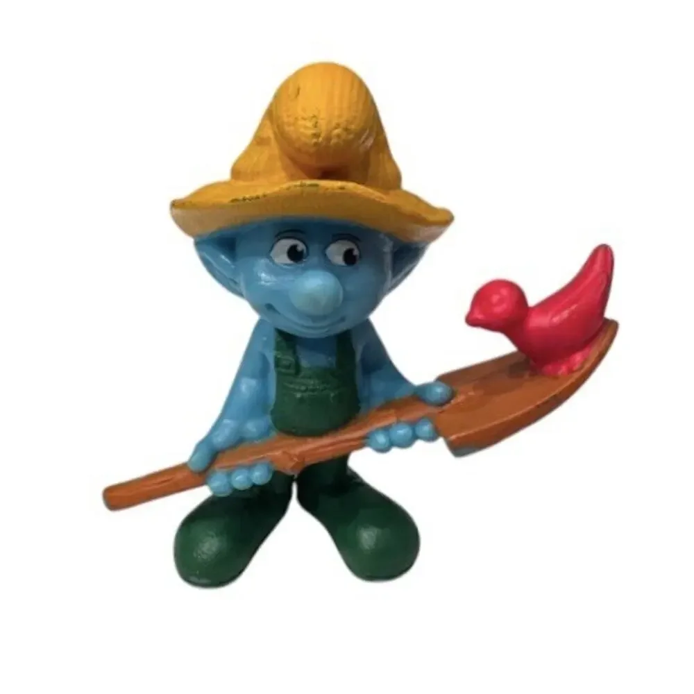 Farmer Smurf 2011 McDonald’s Happy Meal 3” PVC Figure